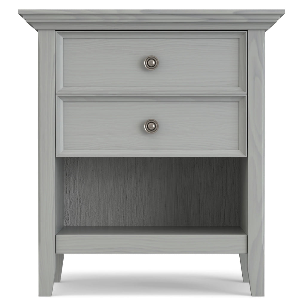 WYNDENHALL Halifax SOLID WOOD 24 inch Wide Bedside Nightstand Table