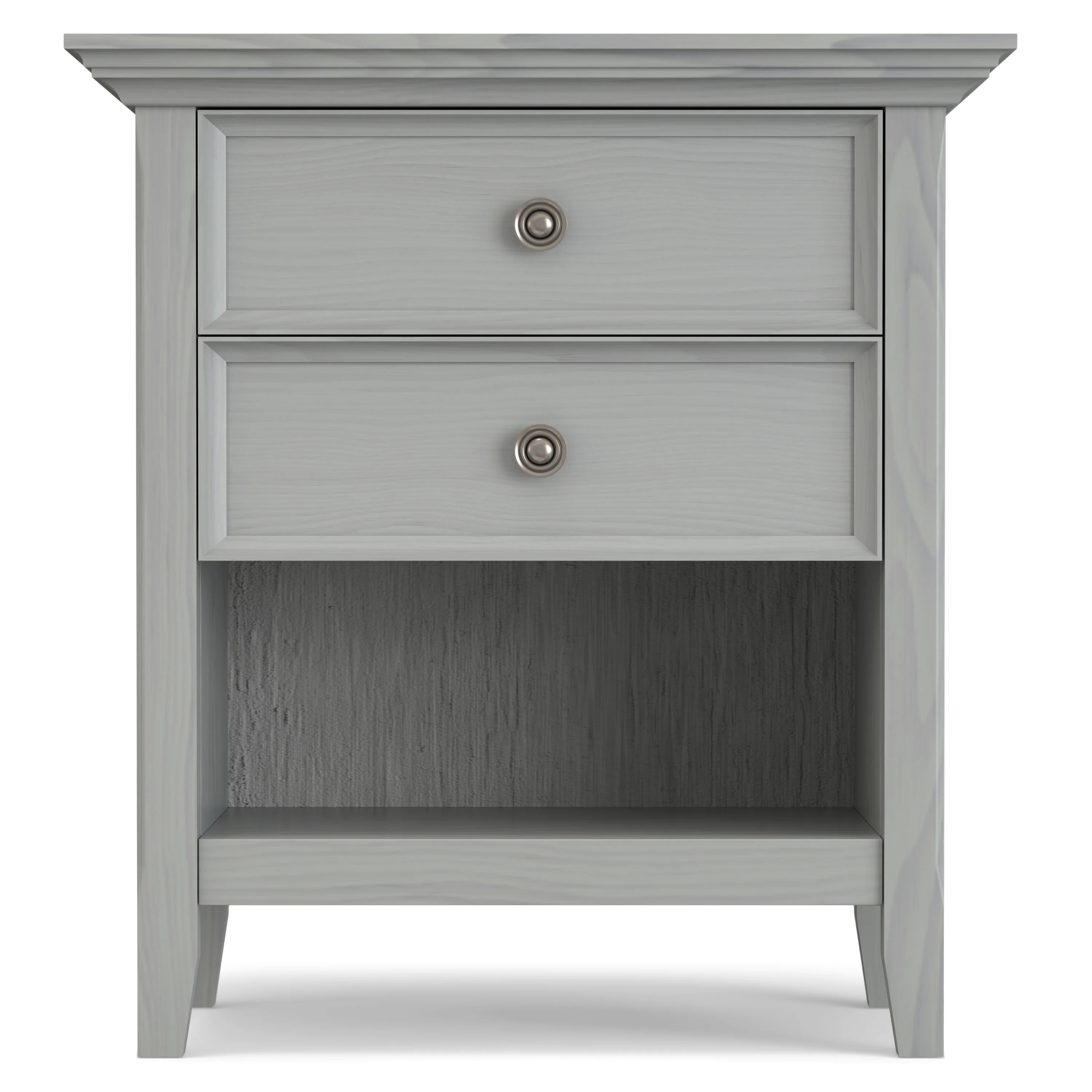 WYNDENHALL Halifax SOLID WOOD 24 inch Wide Bedside Nightstand Table
