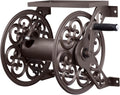 Liberty Garden 708 Steel Decorative Wall Mount Garden Hose Reel