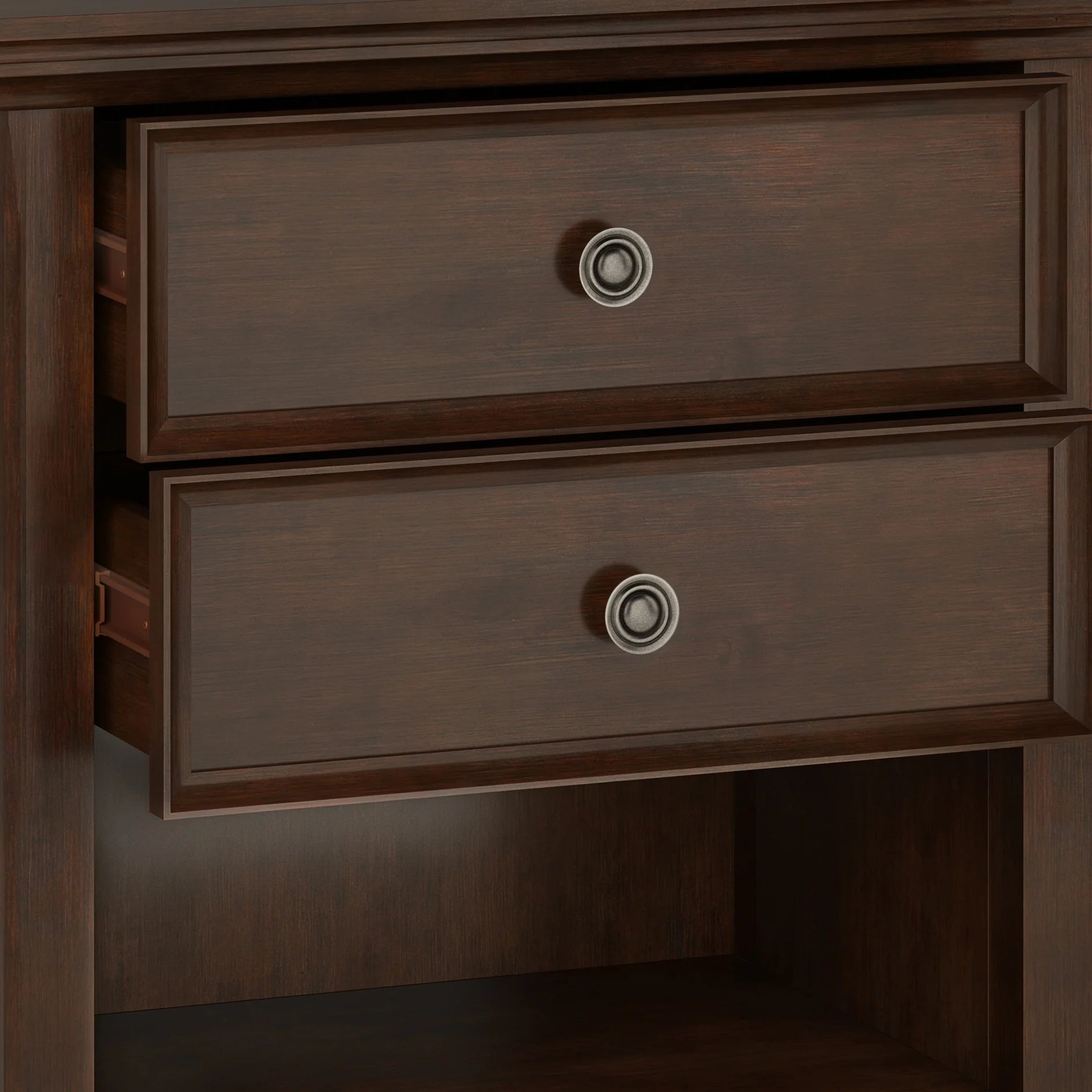 WYNDENHALL Halifax SOLID WOOD 24 inch Wide Bedside Nightstand Table