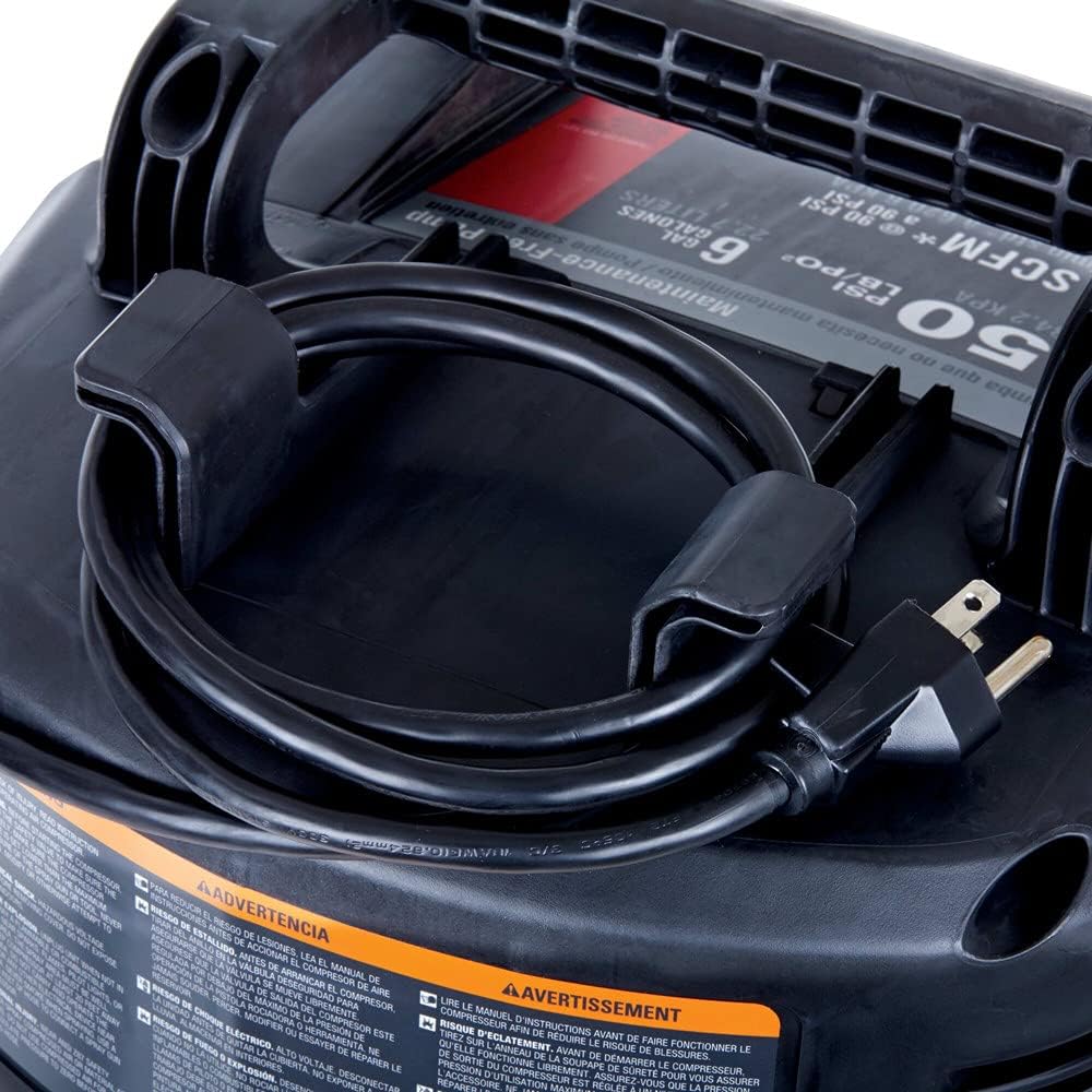 PORTER-CABLE Air Compressor 6-Gallon Pancake Oil-Free C2002