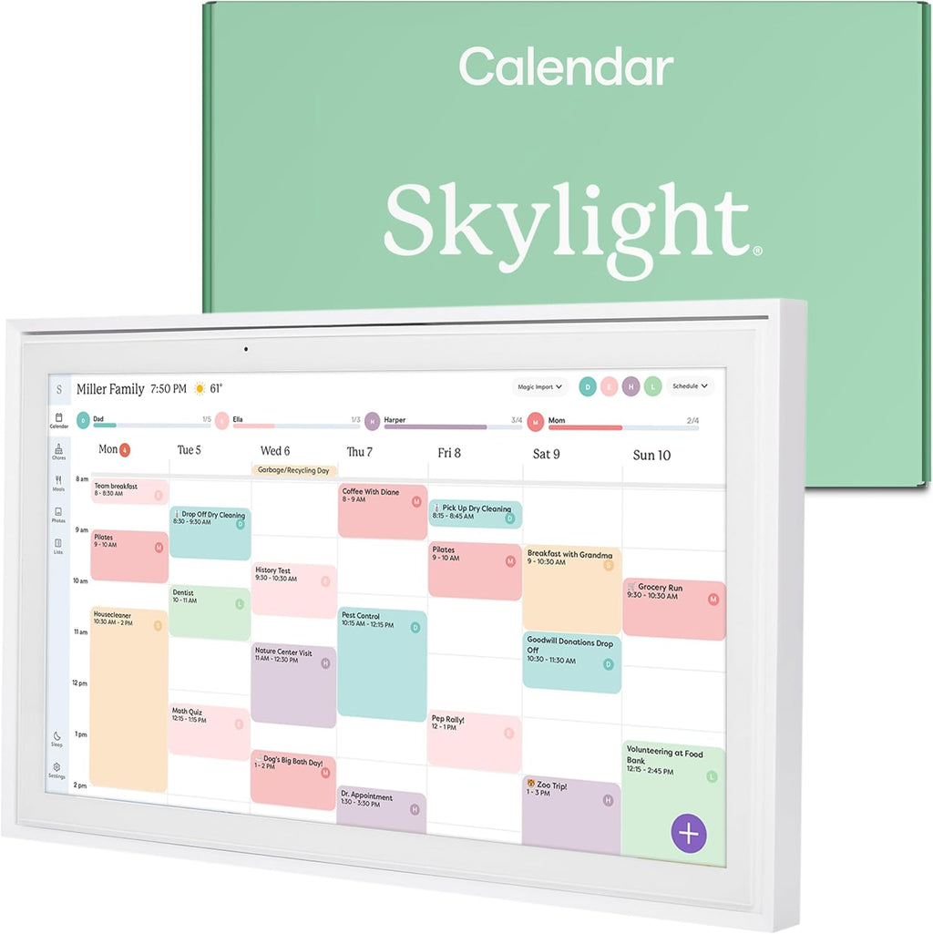 SKYLIGHT 15-Inch Digital Wall Planner & Chore Chart 2025
