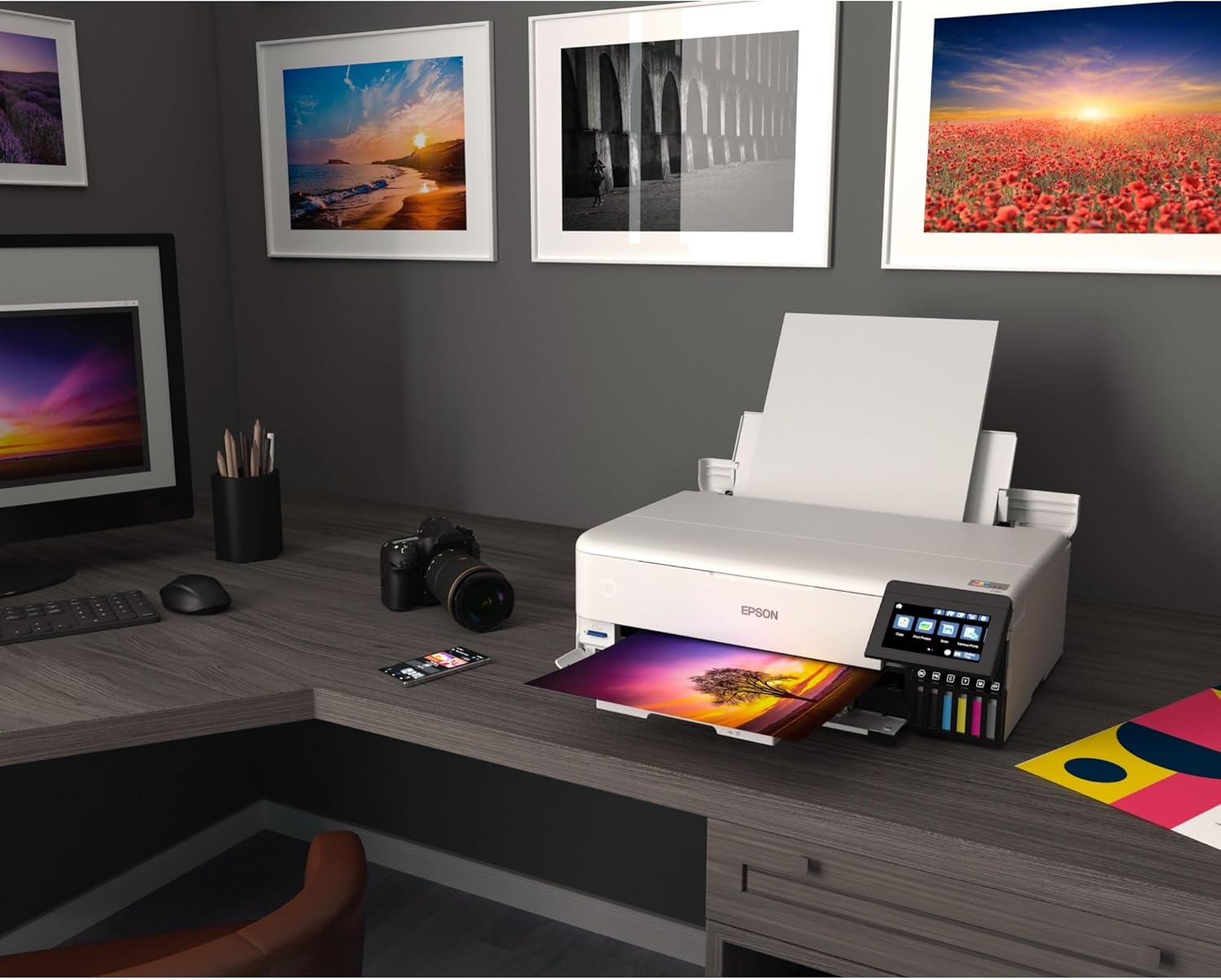 EPSON Ecotank ET-8550 Wireless Wide-Format All-In-One Printer