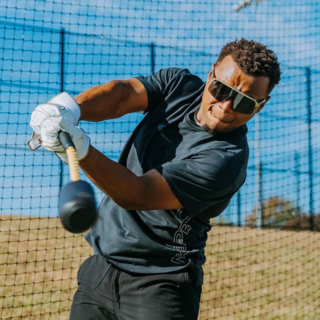 ROPE BAT Original Patented Swing Trainer with 12 Soft Balls