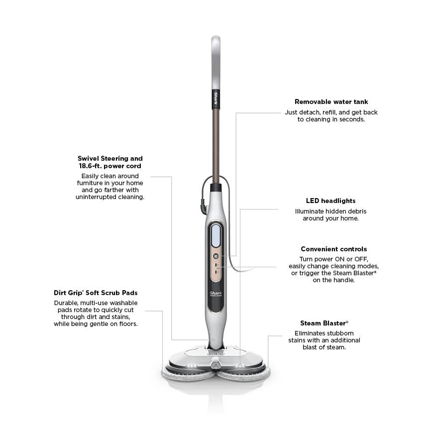 SHARK Steam Blaster All-in-One Hard Floor Steam Mop S8201