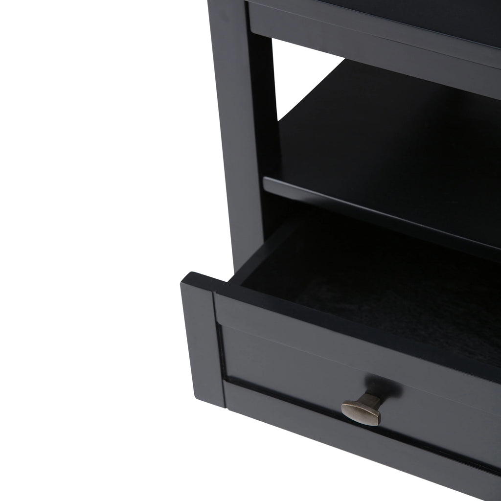 WYNDENHALL Norfolk SOLID WOOD 20 inch Wide Rectangle Transitional End Side Table - 20 inch Wide