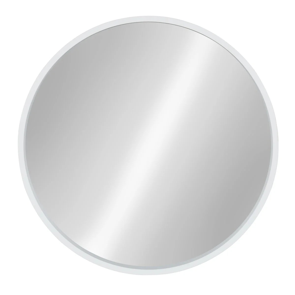 Kate and Laurel Travis Round Wood Accent Wall Mirror