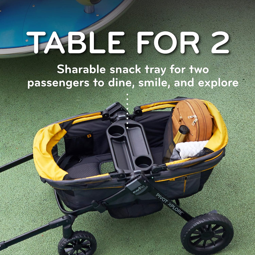 EVENFLO Pivot Xplore All-Terrain Stroller Wagon - Gray