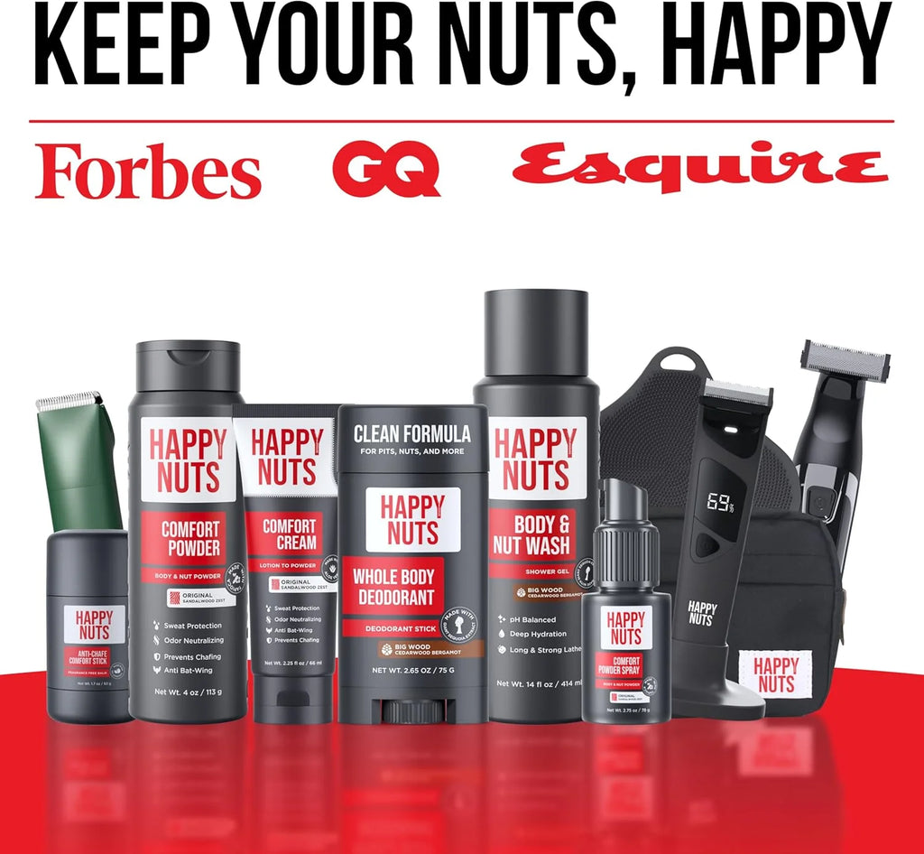 HAPPY NUTS The Ballber锟斤拷 Electric Body Hair Trimmer for Men
