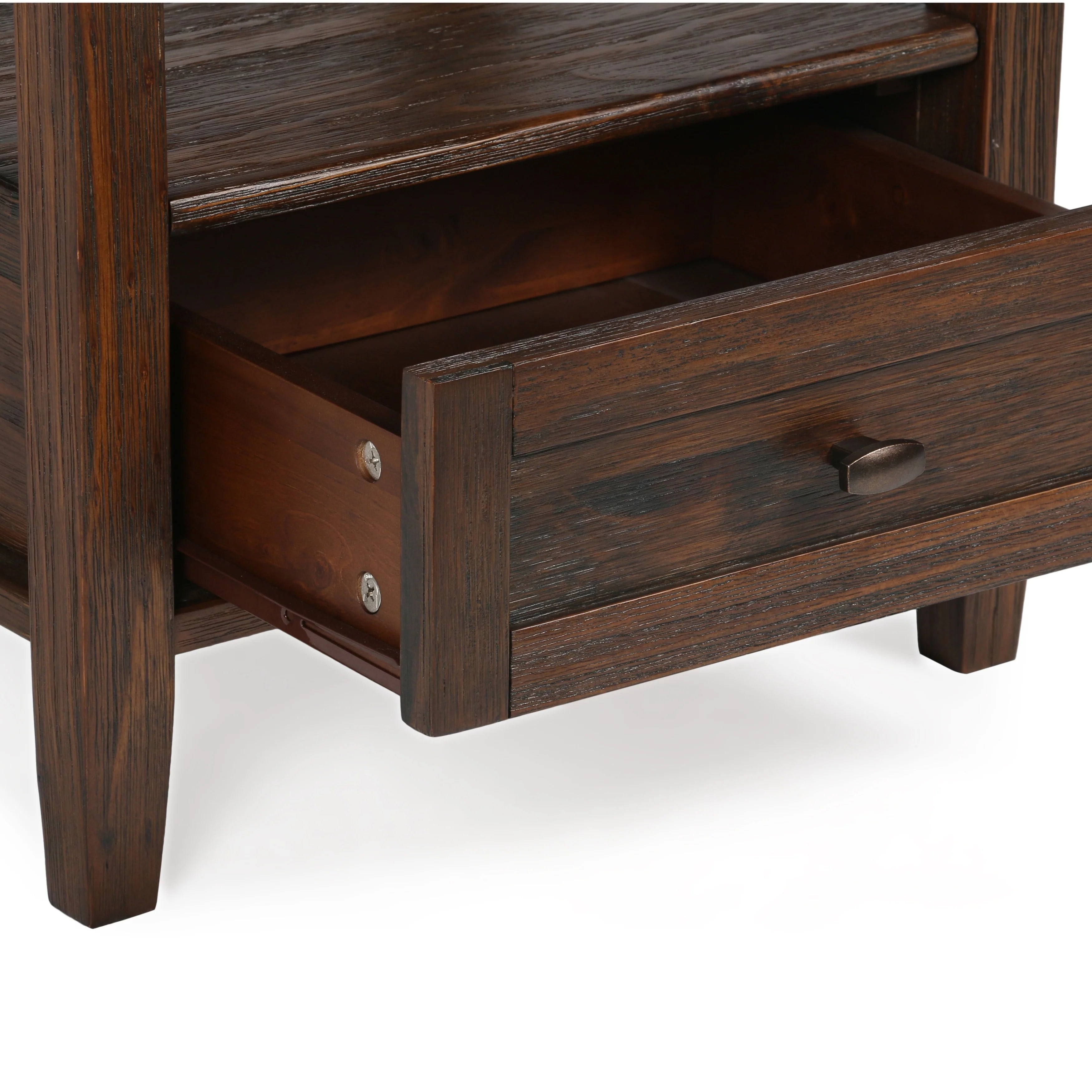 WYNDENHALL Norfolk SOLID WOOD 20 inch Wide Rectangle Transitional End Side Table - 20 inch Wide