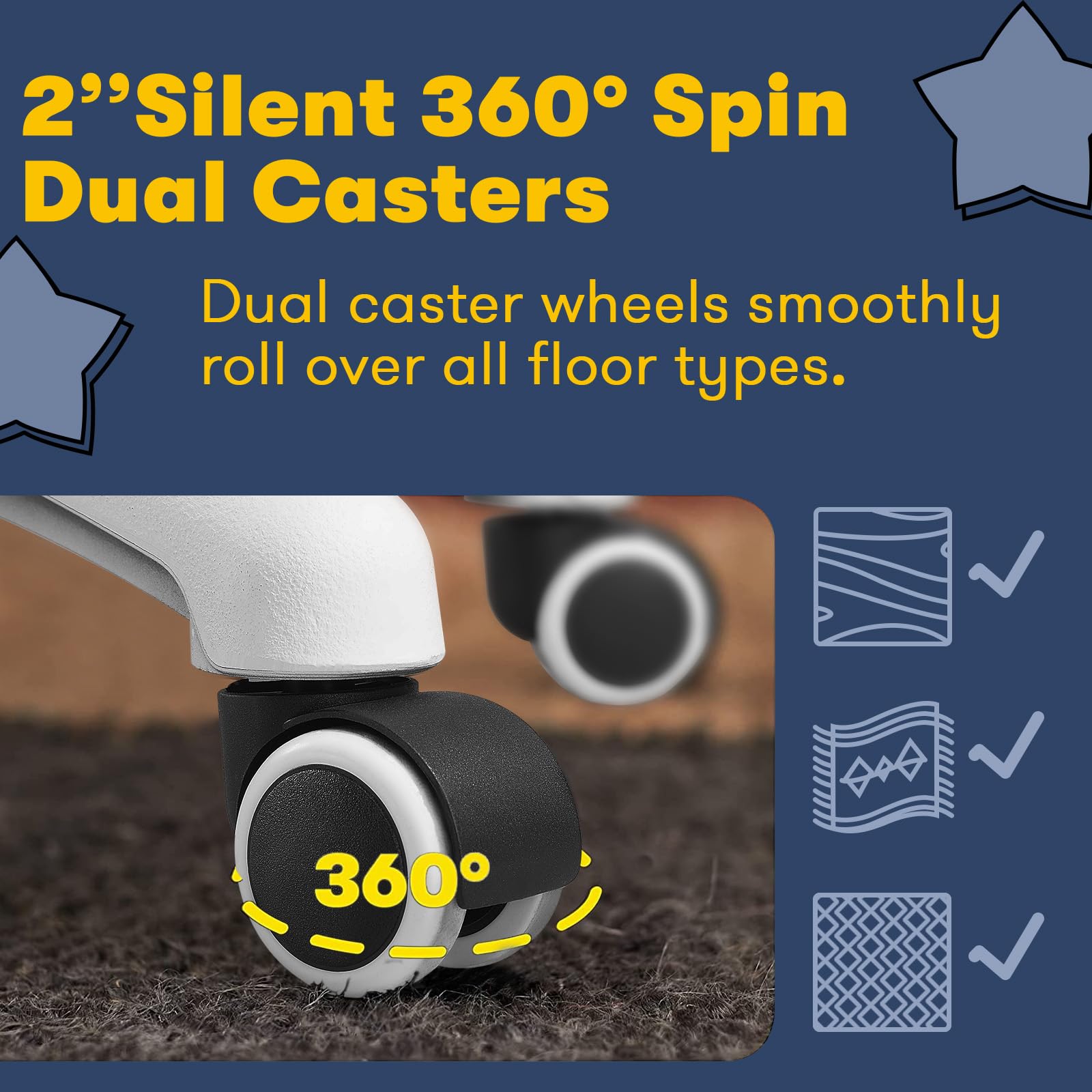 OFIKA Home Office Chair, 400LBS Big and Tall Computer Chair