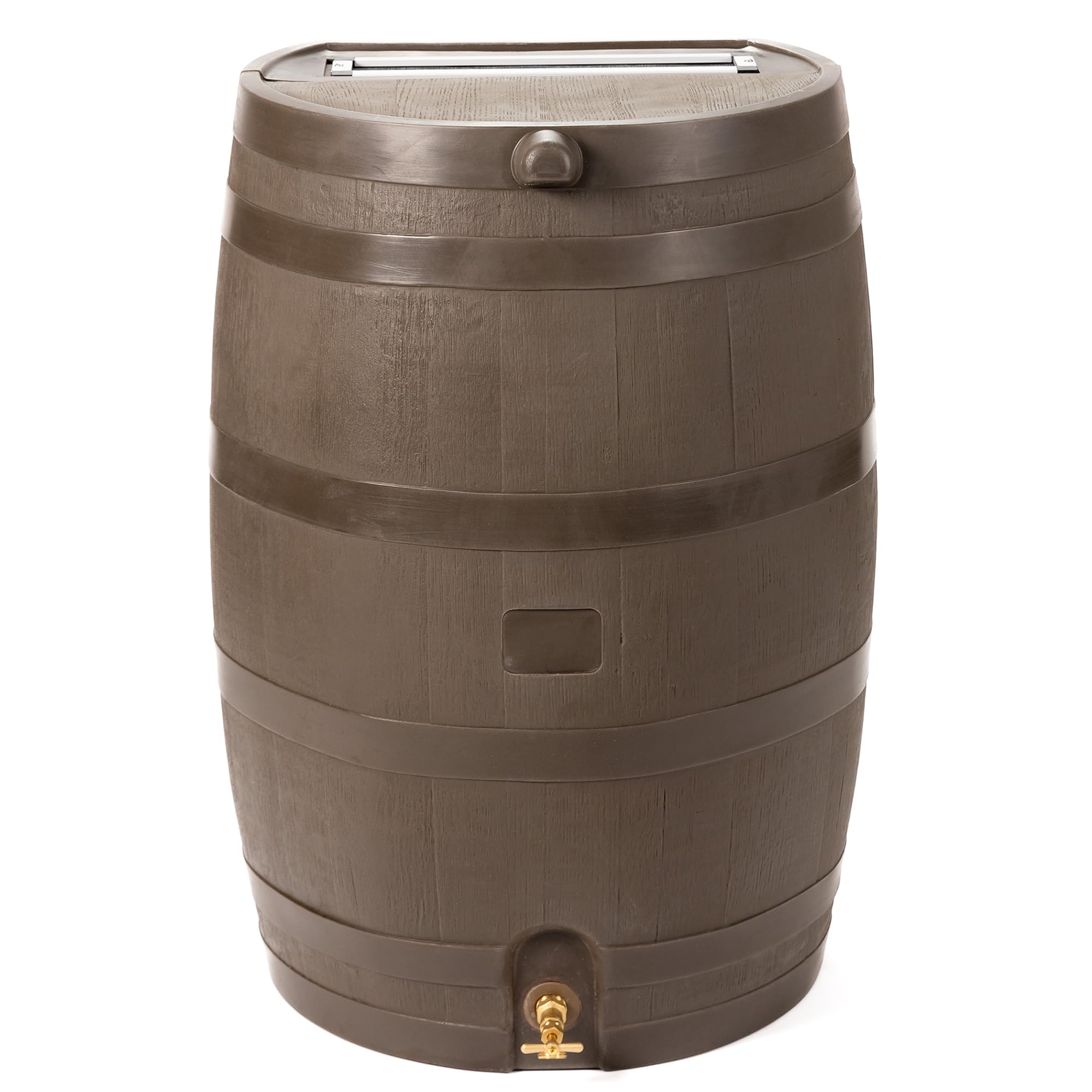 RTS Home Accents 50-Gallon Rain Barrel with Brass Spigot