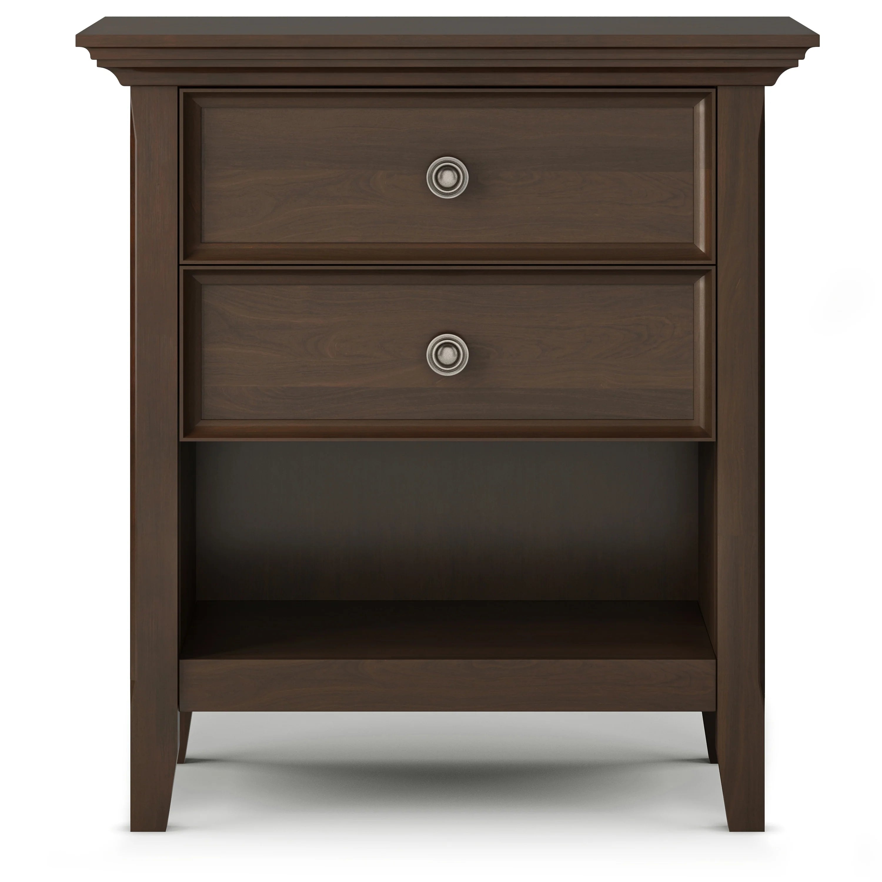 WYNDENHALL Halifax SOLID WOOD 24 inch Wide Bedside Nightstand Table