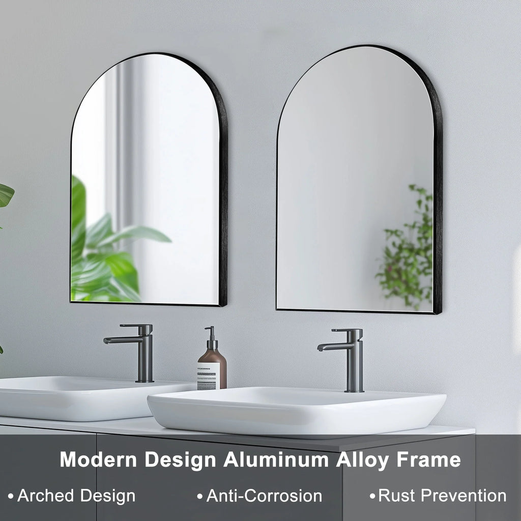 Bathroom Arch Aluminum Wall Mirror Vanity Mirrors