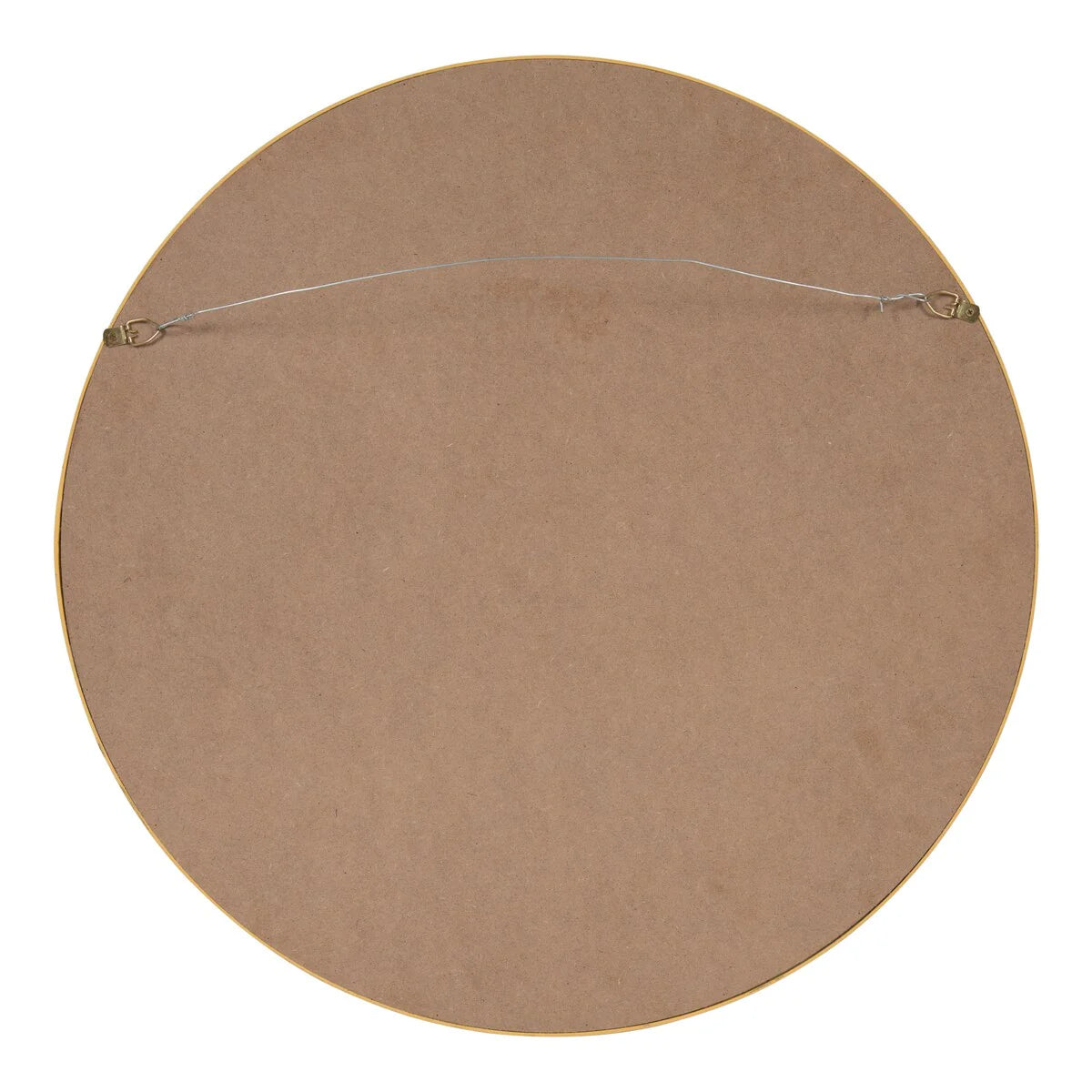 Kate and Laurel Travis Round Wood Accent Wall Mirror