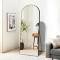 64x21 Full Length Floor Mirror with Stand Aluminum Alloy Frame,Wall-Mounted Mirror