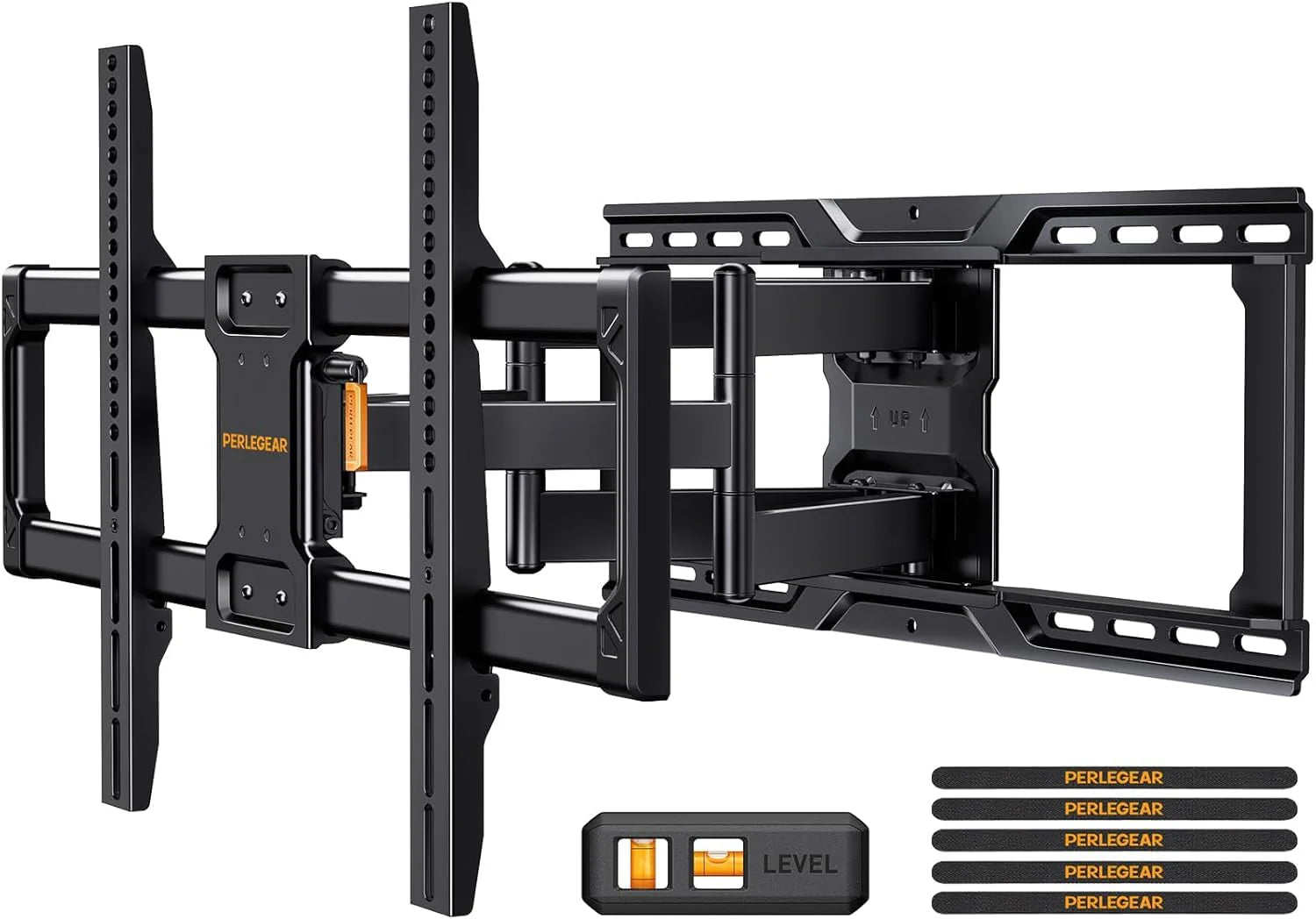 PERLEGEAR UL-Listed Full Motion TV Wall Mount for 42-90" TVs